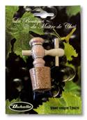 Robinet 3 Pouces ( 8 cm ) - pour Fût ou vinaigrier - Bois de frêne Français