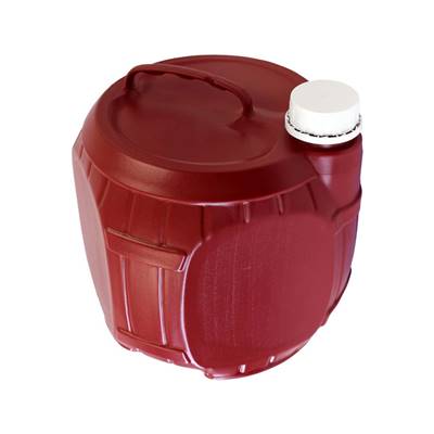 Fût de 5 L - Cubitainer en Plastique Rouge