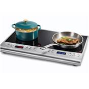 Plaque à induction double UNOLD 58275 – 3400 W, 2 foyers portables avec minuteur