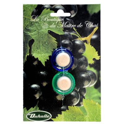 Lot de 2 Bouchons en Liège - Tête en Plastique Flash (couleur fluo translucide)