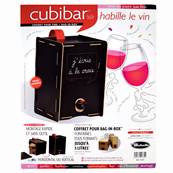 Cubibar - Cache Cubi Design en Bois - 5 L