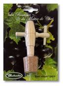 Robinet 4 Pouces ( 11 cm ) - pour Fût ou vinaigrier - Bois de frêne Français