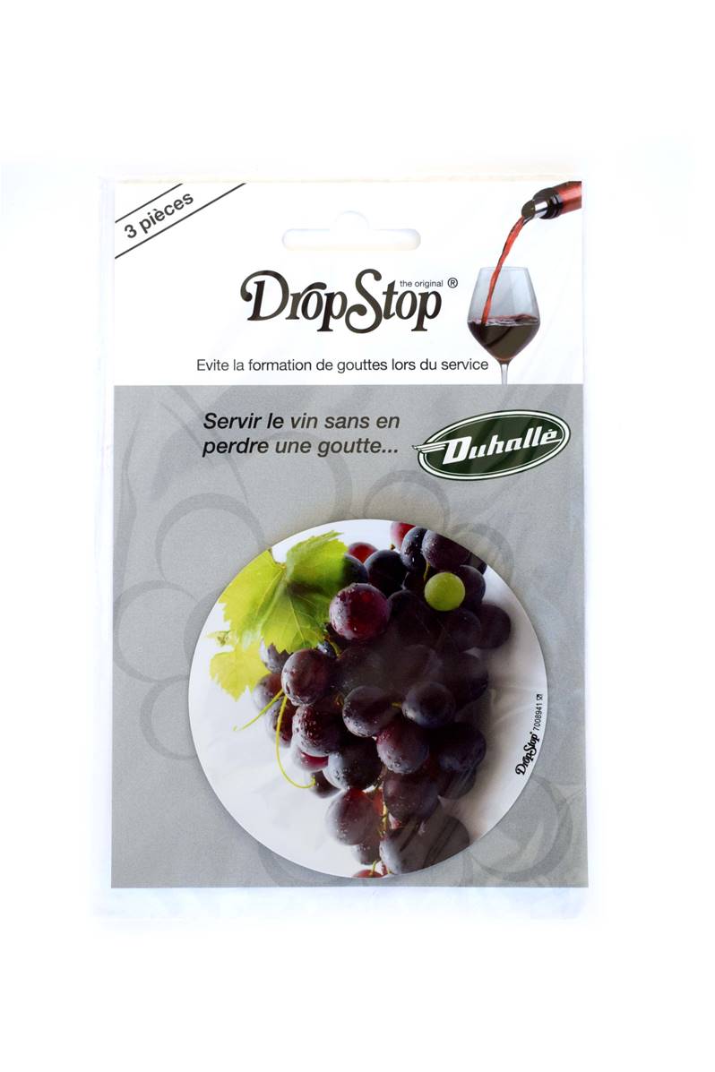 3 Dropstop - Bec Verseur à Vin - Evite Gouttes et taches de Vin sur la  nappe
