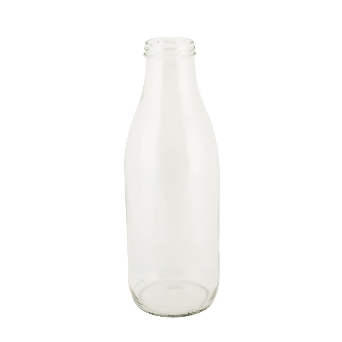 20 Bouteilles Verre Fermeture Twist off 1L - Conservation des Jus, Lait,  Eau