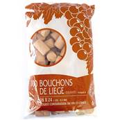 Sachet de 100 Bouchons en lige 38 x 24 mm - Lige Colmat cat.6 - pour Courte Conservation du Vin