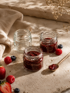 Pack de 20 mini pots en verre 32 ml (30 g) – bouchage TO43