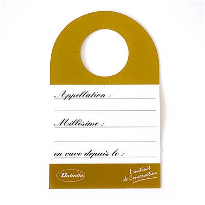 20 Étiquettes de Goulot - Jaune