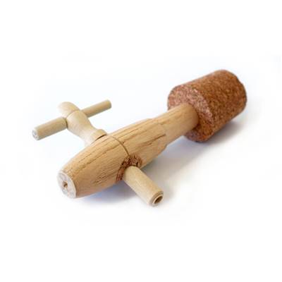 Robinet 4 Pouces ( 11 cm ) - pour Fût ou vinaigrier - Bois de frêne Français