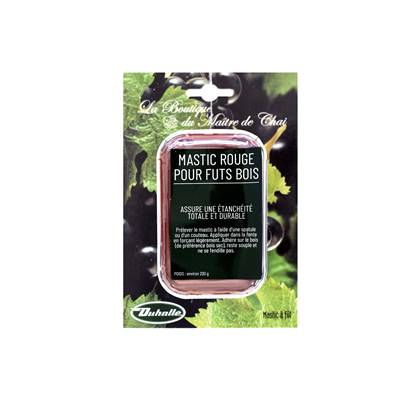 Mastic Rouge pour Fûts de Bois - 200 g