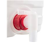 Fût Alimentaire de Macération 25L avec Robinet et Bouchon - Blanc Translucide