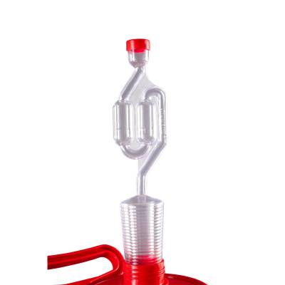 Kit De 2 Barboteurs De Fermentation En S Avec Bouchons - Pour Vin, Choucroute, Cornichons - Fermentation Sans Oxygène - 5