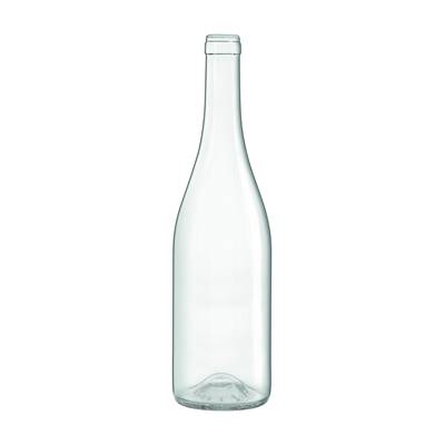 Bouteille de Vin Vide en Verre 75 cl – Bourgogne – Transparente