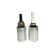 tui Rfrigrant pour Bouteille de Vin ou de Champagne - Plastique Argent/Bleu