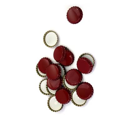 Lot de 1000 Capsules en Métal couleur Rouge - Ø 29 mm pour Bouteilles Champenoises