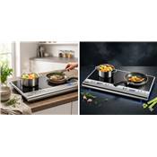 Plaque à induction double UNOLD 58275 – 3400 W, 2 foyers portables avec minuteur