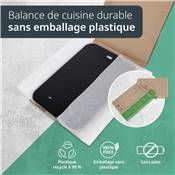 Balance Digitale Rechargeable 15 kg – Design Noir Eco‑conçu